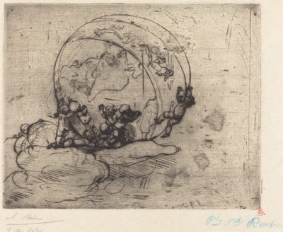 Ámorok a világ élén, 1881. alkotó: Auguste Rodin