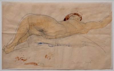 Fekvő női akt alkotó: Auguste Rodin