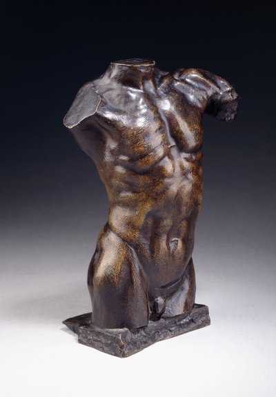 Férfi törzs – új modell, 1885 körül alkotó: Auguste Rodin