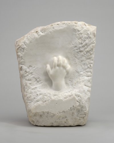 Egy gyermek emlékező keze, 1908. alkotó: Auguste Rodin