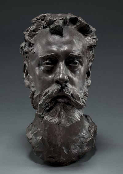 William E. Henley portréja, 1882 alkotó: Auguste Rodin