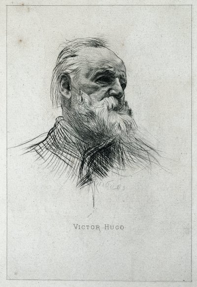Victor Hugo író portréja alkotó: Auguste Rodin