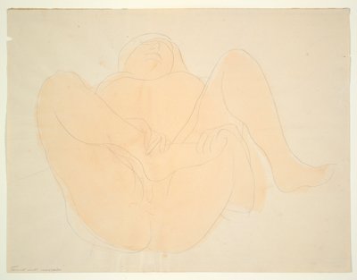 Fekvő női akt alkotó: Auguste Rodin
