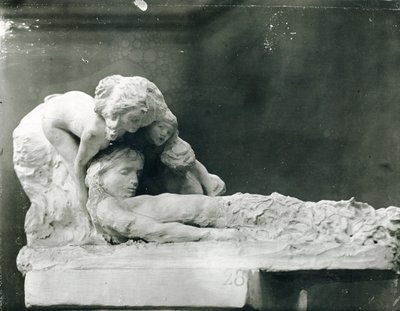 A költő feltámadása (gipsz) alkotó: Auguste Rodin