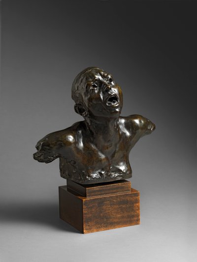 A sikoly, Le Cri, 1886 előtt alkotó: Auguste Rodin