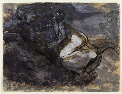 A boszorkányok szombatja (recto); Kentaurok vázlatai (verso) alkotó: Auguste Rodin