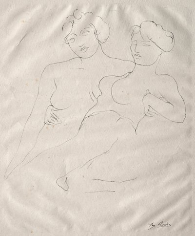 Két figura alkotó: Auguste Rodin
