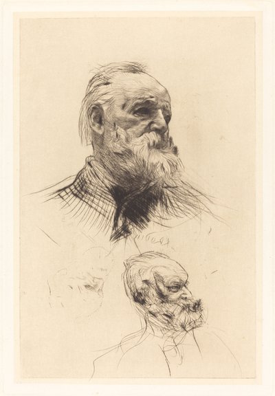 Victor Hugo, De Trois Quarts, 1884. alkotó: Auguste Rodin