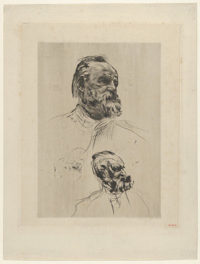 Victor Hugo háromnegyed nézet, 1885. alkotó: Auguste Rodin