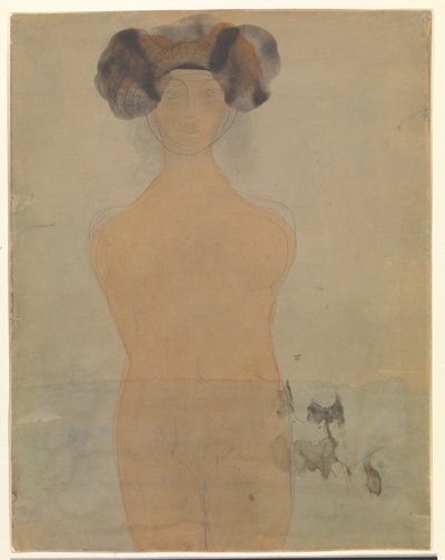 Vízben álló nő alkotó: Auguste Rodin