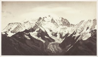 Savoie 46, Mont-Blanc, Mont-Joliról nézve alkotó: Auguste Rosalie Bisson