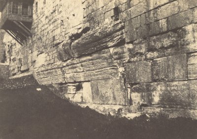 Jeruzsálem. A templom zárása. A Salamon-szigeteki híd íve, amely Moriát Sionnal kapcsolta össze alkotó: Auguste Salzmann