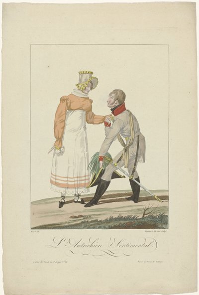 A szövetségesek Párizsban 1815-ben: Az osztrák szentimentális alkotó: Auguste Thomas Marie Blanchard