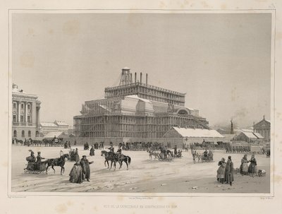 Építési munkák kb. 1838-tól: A Szent Izsák-székesegyház építése, 1845 alkotó: Auguste de Montferrand