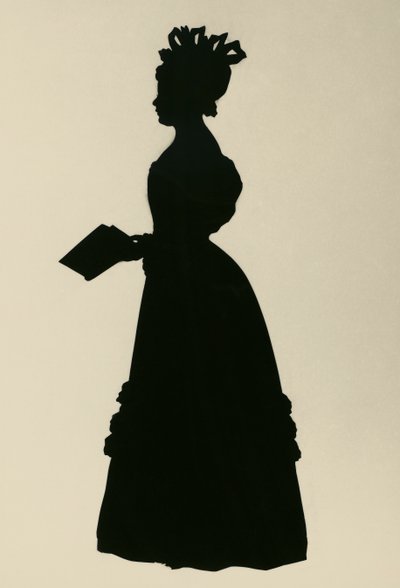 Susan Edmonstone Ferrier sziluettje, Susan Ferrier (1782-1854), skót regényíró, 1830 körül Augustin Edouart (1789-1861) sziluettje alkotó: Augustin Amant Constant Fidele Edouart