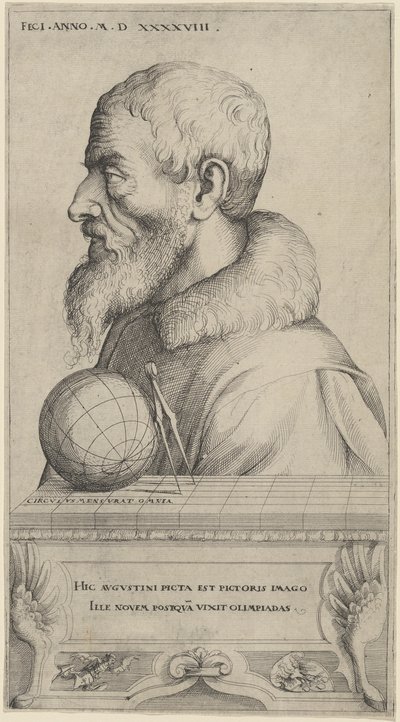 Önarckép, 1548 alkotó: Augustin Hirschvogel