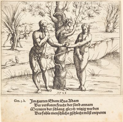 Az ember bukása alkotó: Augustin Hirschvogel