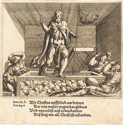A Feltámadás. alkotó: Augustin Hirschvogel