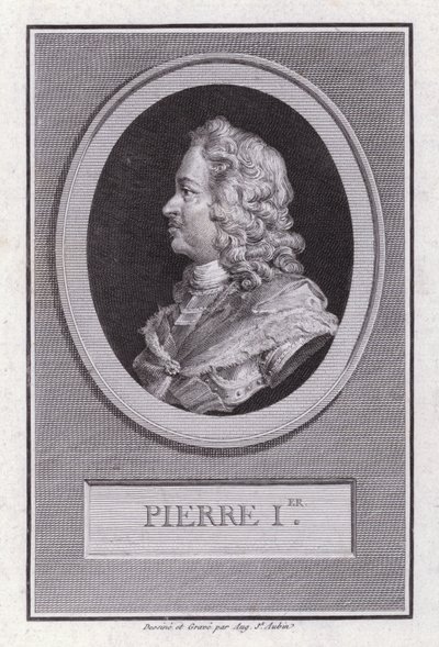 Nagy Péter, Oroszország cárja (metszet) alkotó: Augustin de Saint Aubin
