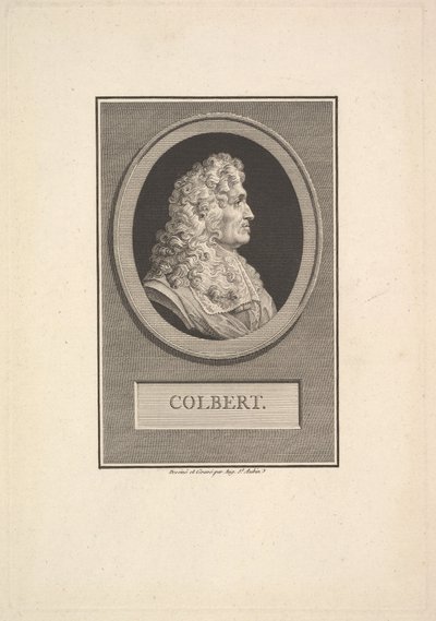 Colbert portréja, 1800. alkotó: Augustin de Saint Aubin