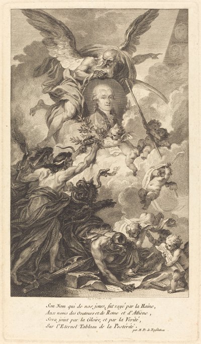 Simon-Nicolas-Henri Linguet alkotó: Augustin de Saint Aubin