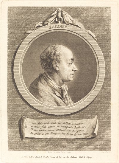 Solomon Gessner alkotó: Augustin de Saint Aubin after Vivant Denon