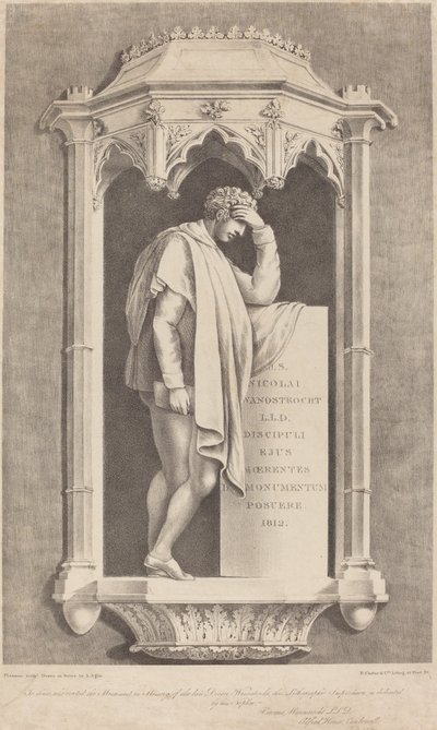 Nicolai Wanostrocht emlékműve alkotó: Augustine Aglio after John Flaxman