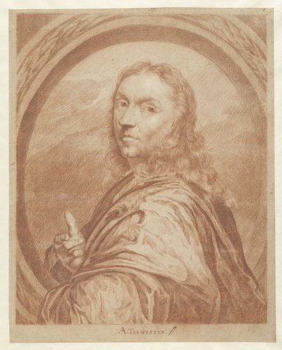 egy férfi mellszobra alkotó: Augustinus Terwesten (I)