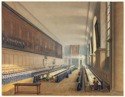 A Krisztus Kórház csarnoka alkotó: Augustus Charles Pugin