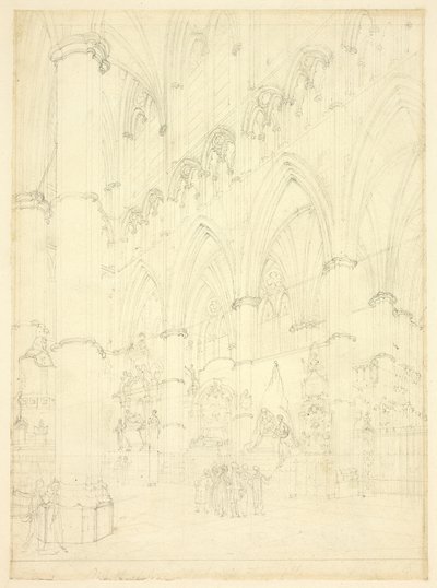 North Aisle, Westminster Abbey alkotó: Augustus Charles Pugin