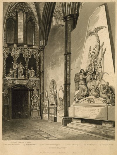 A Westminster Abbey északi kereszthajója alkotó: Augustus Charles Pugin
