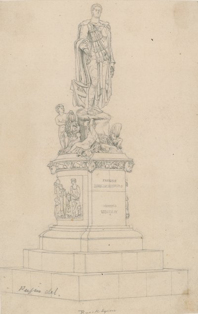 Frances, Bedford herceg szobra a londoni Russell Square-en alkotó: Augustus Charles Pugin