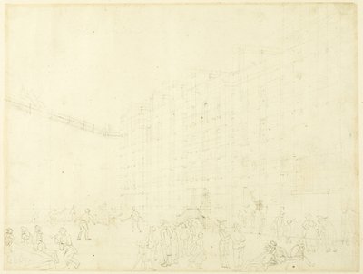 Tanulmány a Fleet börtönhöz, London mikrokozmoszából alkotó: Augustus Charles Pugin
