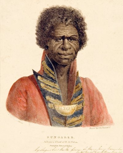 Bungaree Egy észak-dél-walesi bennszülött törzsfőnök alkotó: Augustus Earle