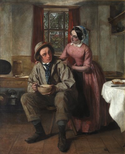 Charles Dickens Sir Charles Coldstream karakterében, 1850 körül alkotó: Augustus Leopold Egg