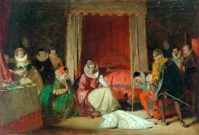 Erzsébet királynő dühében alkotó: Augustus Leopold Egg