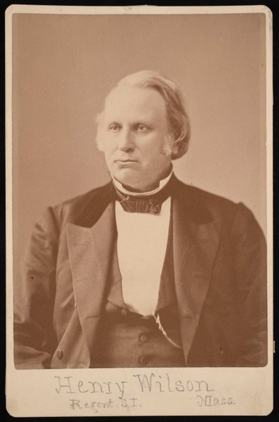 Henry Wilson portréja 1812-1875, 1876 előtt. alkotó: Augustus Marshall