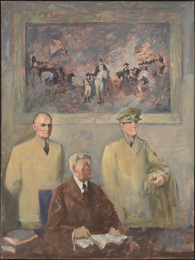 A Főparancsnokság – Bal oldali panel, 1947-1949. alkotó: Augustus Vincent Tack