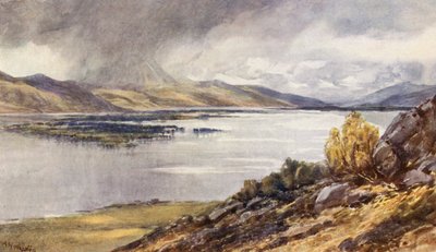 Loch Maree (színes litográfia) alkotó: Augustus Watford Weedon