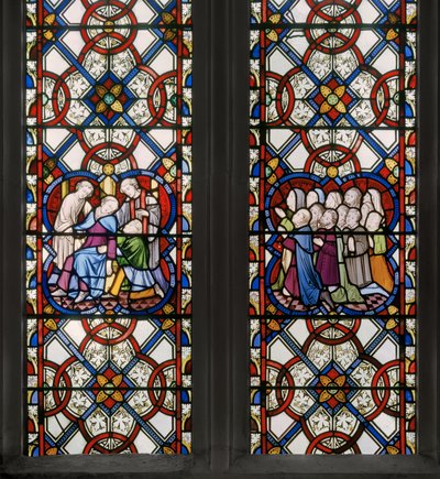Szent György ablak, részlet, 1850 (ólomüveg) alkotó: Augustus Welby Northmore Pugin