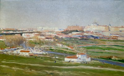 San Isidro rétje - Aureliano de Beruete alkotó: Aureliano de Beruete