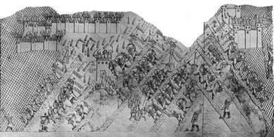Támadás Lachish városa ellen, ie 700-692, 1900-1920. alkotó: Austen Henry Layard