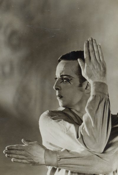 Robert Helpmann (1909-86) képeslapja a Vándor 1941-ben alkotó: Australian Photographer