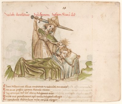 Judith megöli Holofernest alkotó: Austrian 15th Century