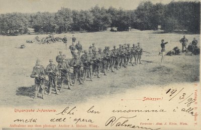 A magyar gyalogság tűzparancsot kapott alkotó: Austrian Photographer