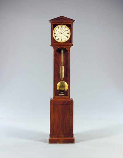Egy hónapos bodenstanduhr az idő egyenletével és a teljes naptárral, 1806 alkotó: Austrian School