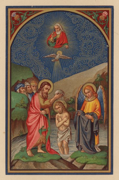 Keresztség D N J Chr (kromolit) alkotó: Austrian School