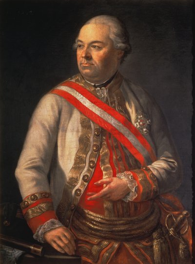 Andreas Hadik von Futak gróf (1710-90), az osztrák hadsereg parancsnoka a Törökország elleni hadjáratban 1789-ben alkotó: Austrian School