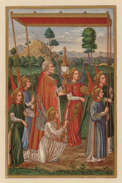 Corpus Christi D N J Chr (kromolit) alkotó: Austrian School