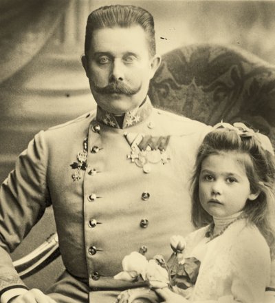 Ferenc Ferdinánd Zsófi hercegnővel alkotó: Austrian School